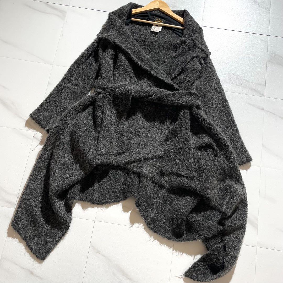 【超希少】ヴィヴィアンウエストウッドアングロマニア 変形 カーディガン モヘヤ