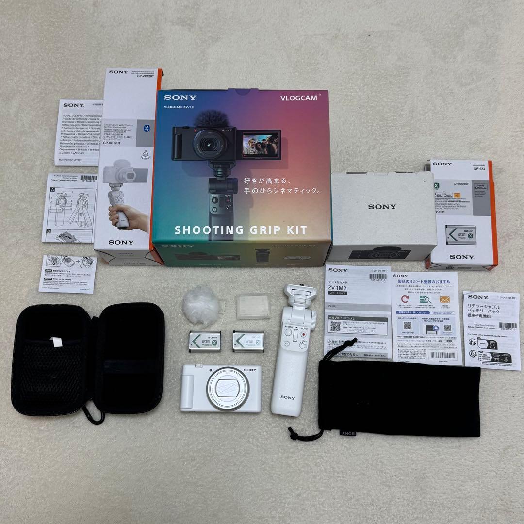 【美品】SONY ZV-1M2 ホワイト コンパクトデジタルカメラ