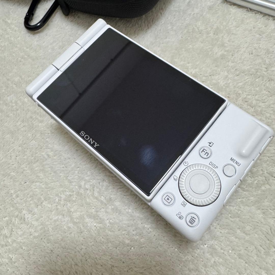 【美品】SONY ZV-1M2 ホワイト コンパクトデジタルカメラ
