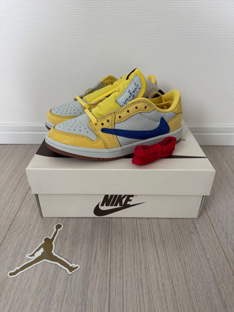 トラヴィス　スコット　NIKE　JORDAN1 Canary