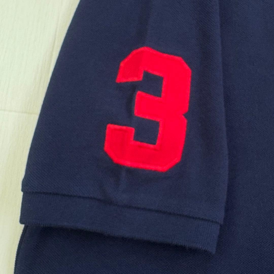 タグ付き 未使用 ポロラルフローレン 半袖ポロシャツ ビックホース ネイビー L