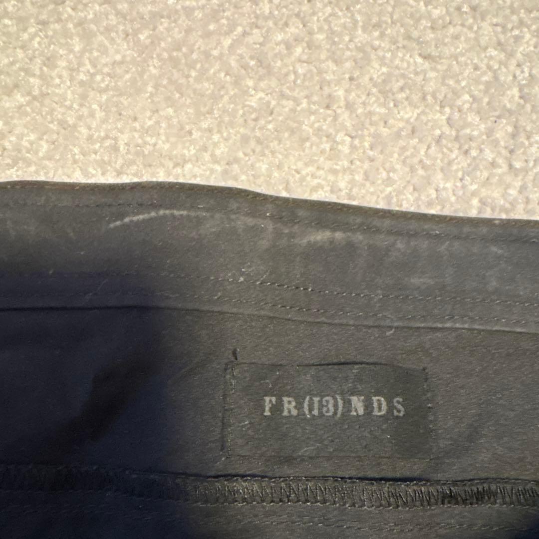 FR(13)NDS ブラック サルエルパンツ