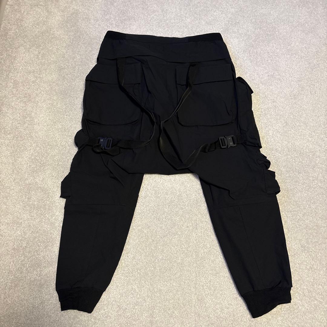 FR(13)NDS ブラック サルエルパンツ