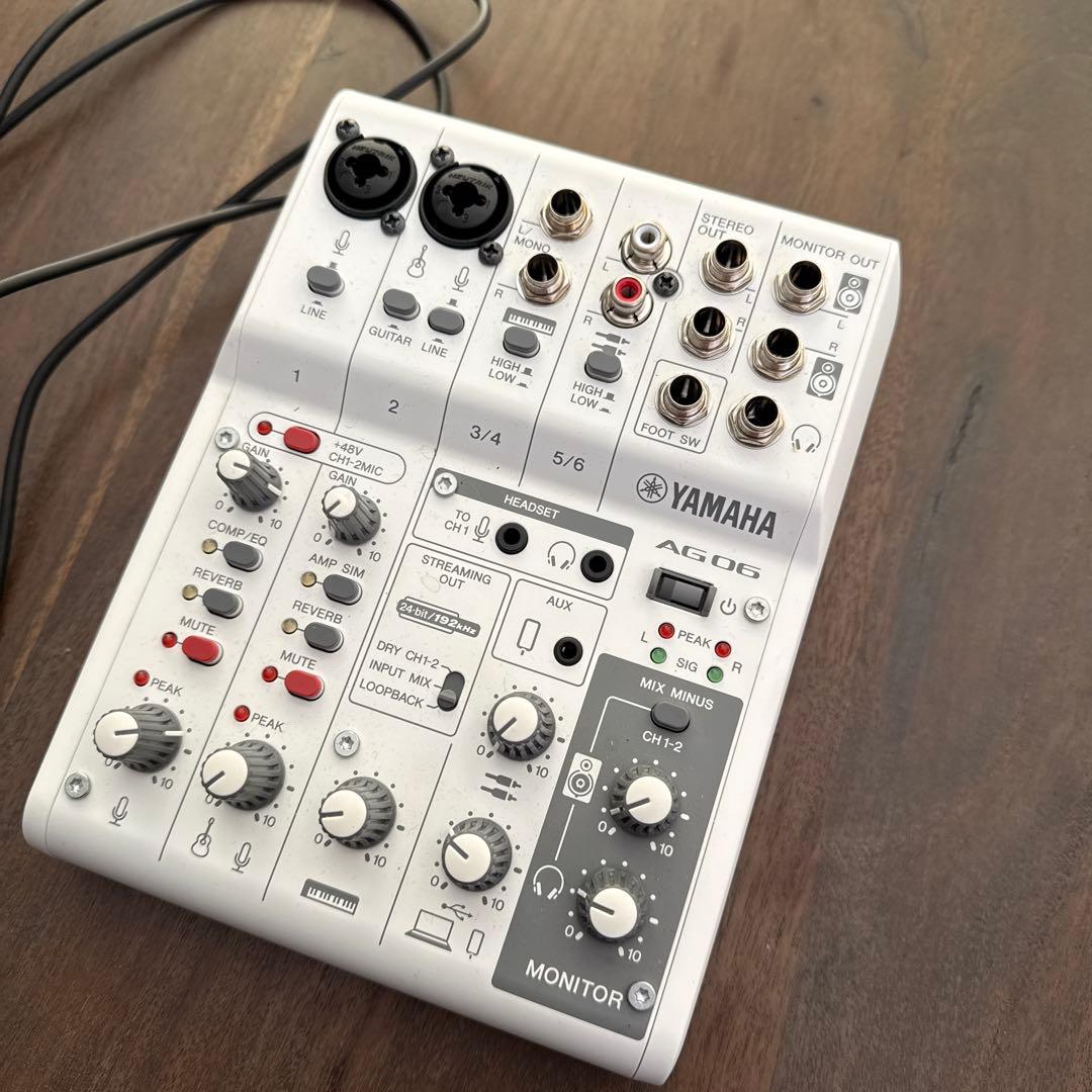 DTM・DAW YAMAHA AG06 mkii