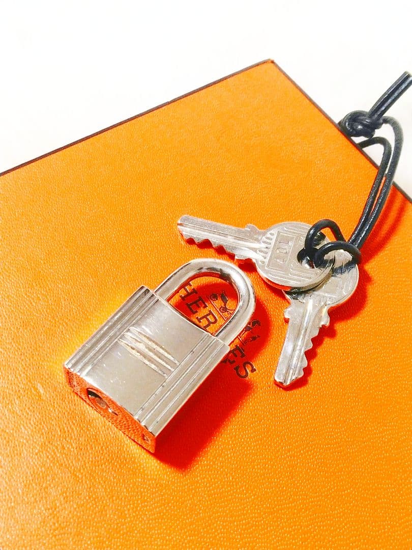 HERMES エルメス カデナ南京錠パドロック鍵2ケ