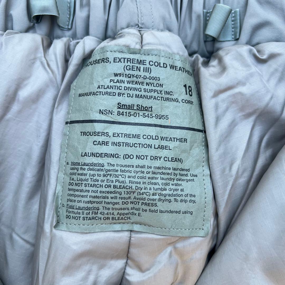 small short ECWCS GEN LEVEL7 エクワックス パンツ