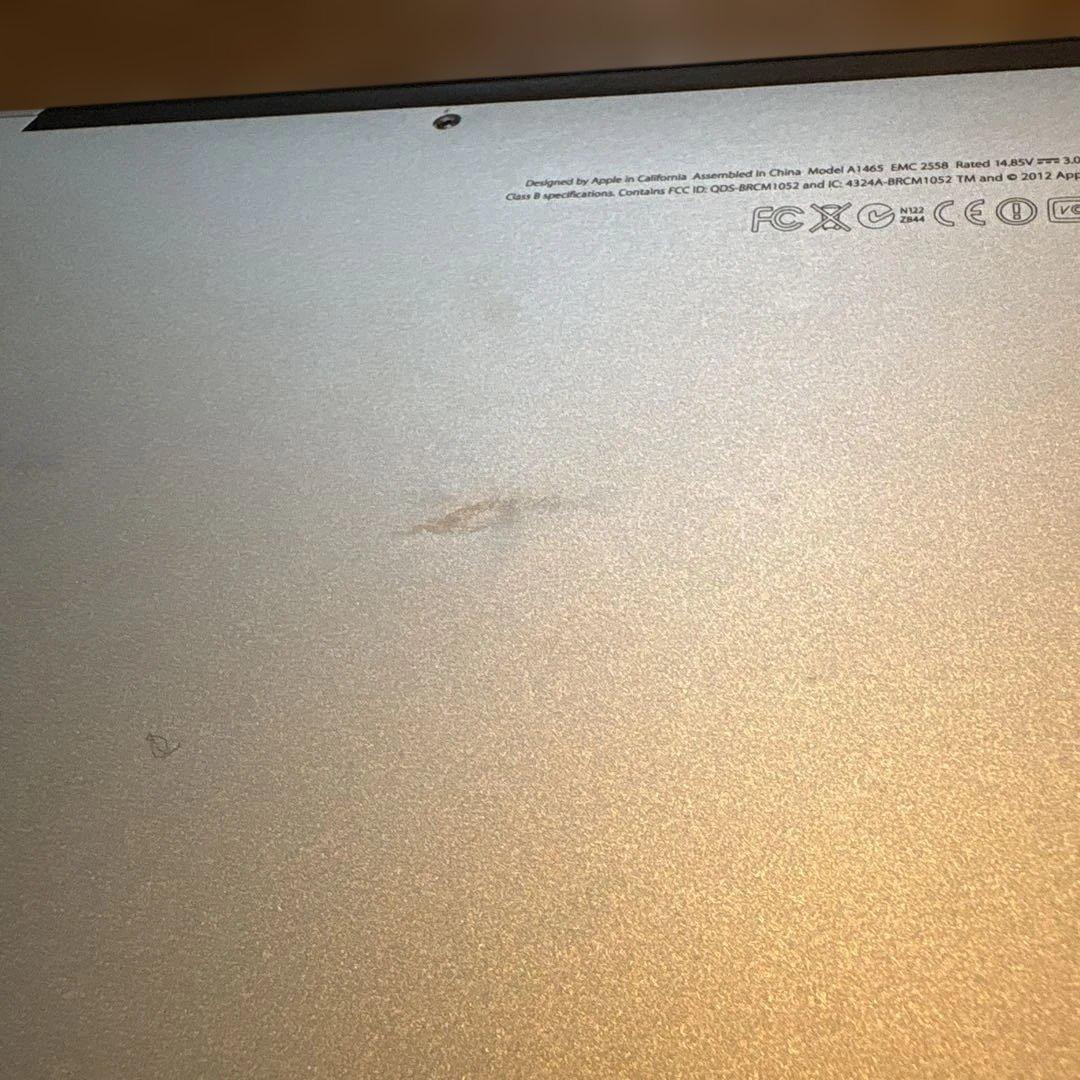 [動作良好] MacBook Air 11インチ2012 128GB