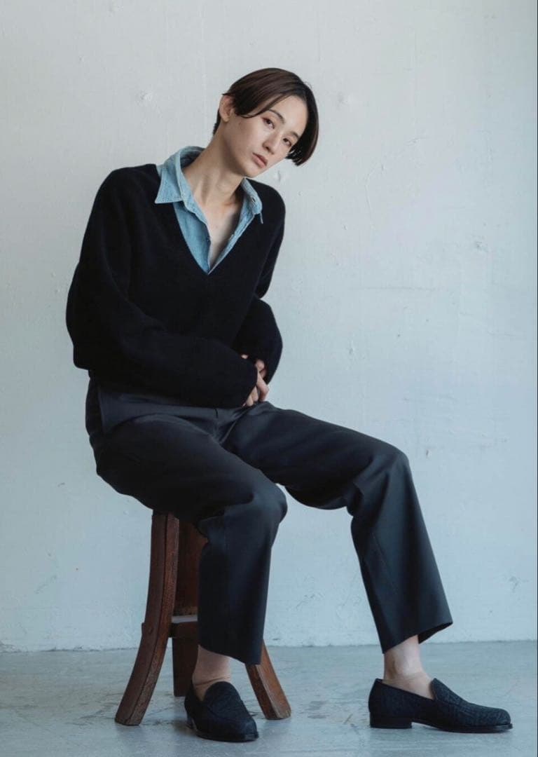 lechoppe BATONER Vネック　ニット