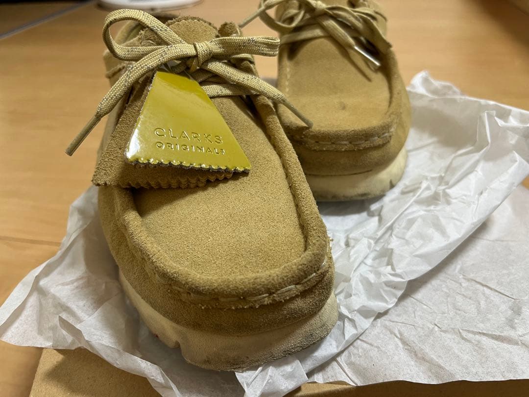 クラークス　ワラビーゴアテックス25センチ