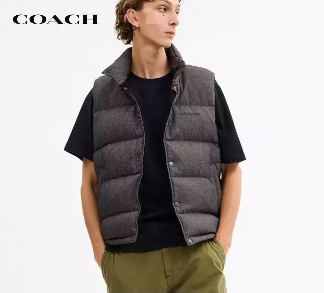 [一時的値下げ] COACH ダウンベスト タグ付き 新品未使用 コーチ
