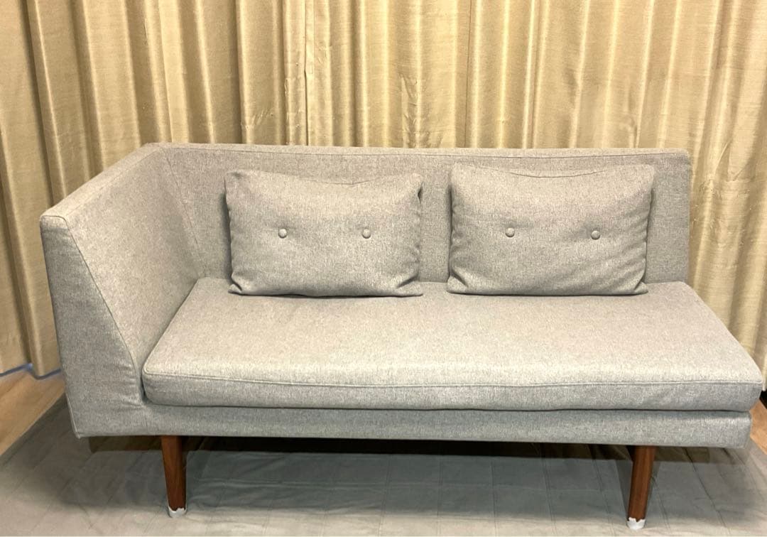 【送料込】unico NORDソファダイニングテーブル　北欧 ②ベンチアーム