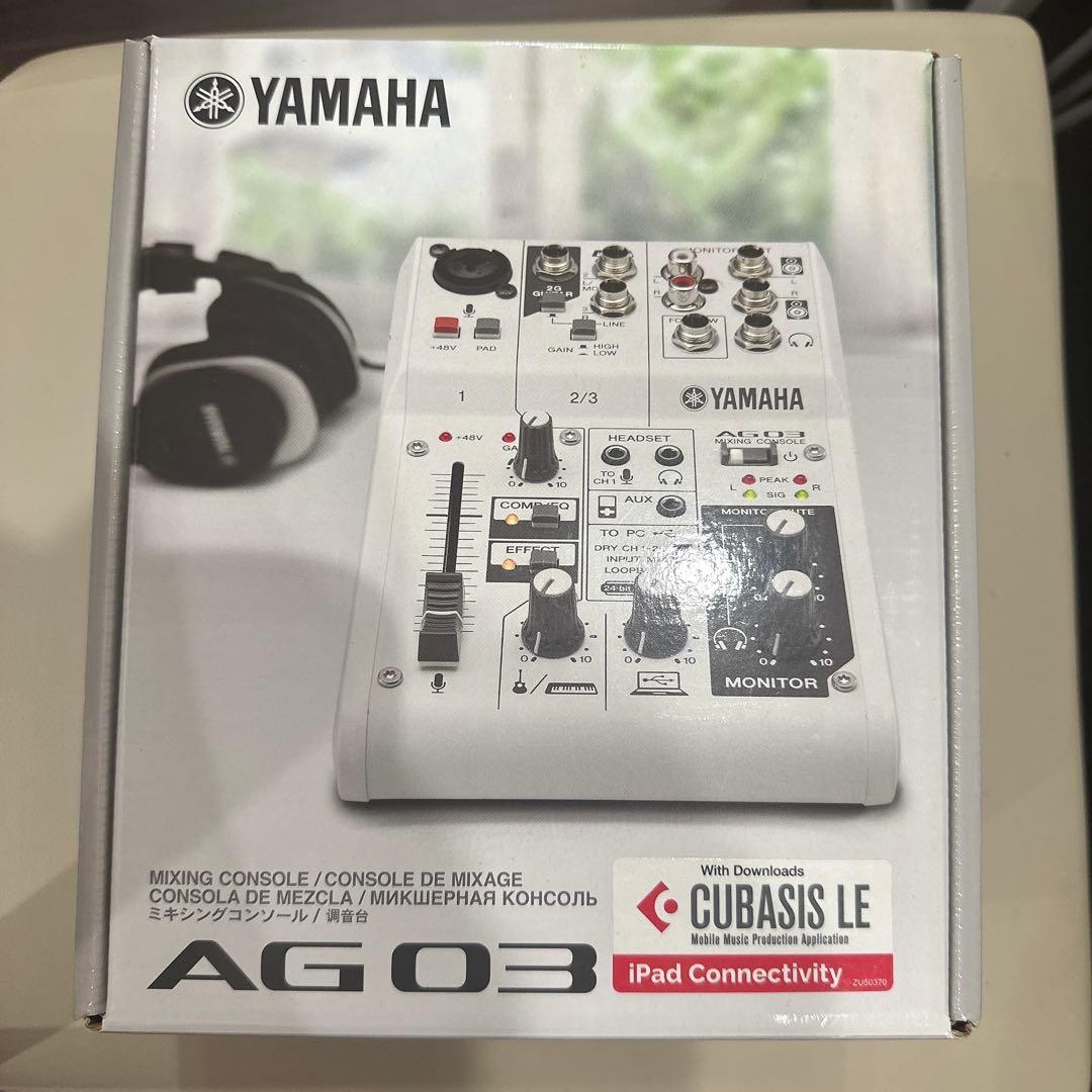 【ほぼ未使用】 YAMAHA AG03 付属品完備 美品
