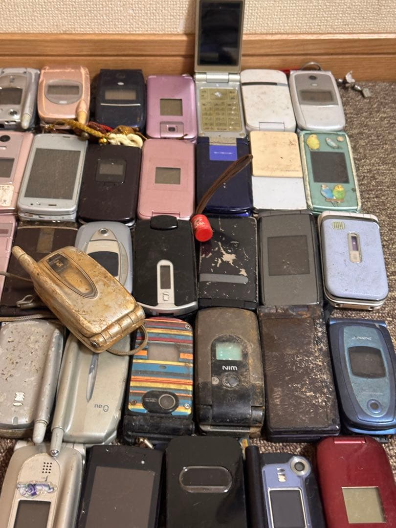 ジャンク品　ガラケー　93台　まとめ