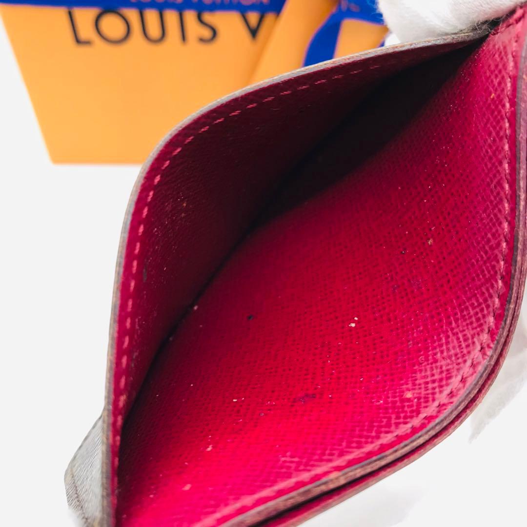 ルイヴィトン✨モノグラム フューシャ ポルトカルト サーンプル 名刺入れ ピンク