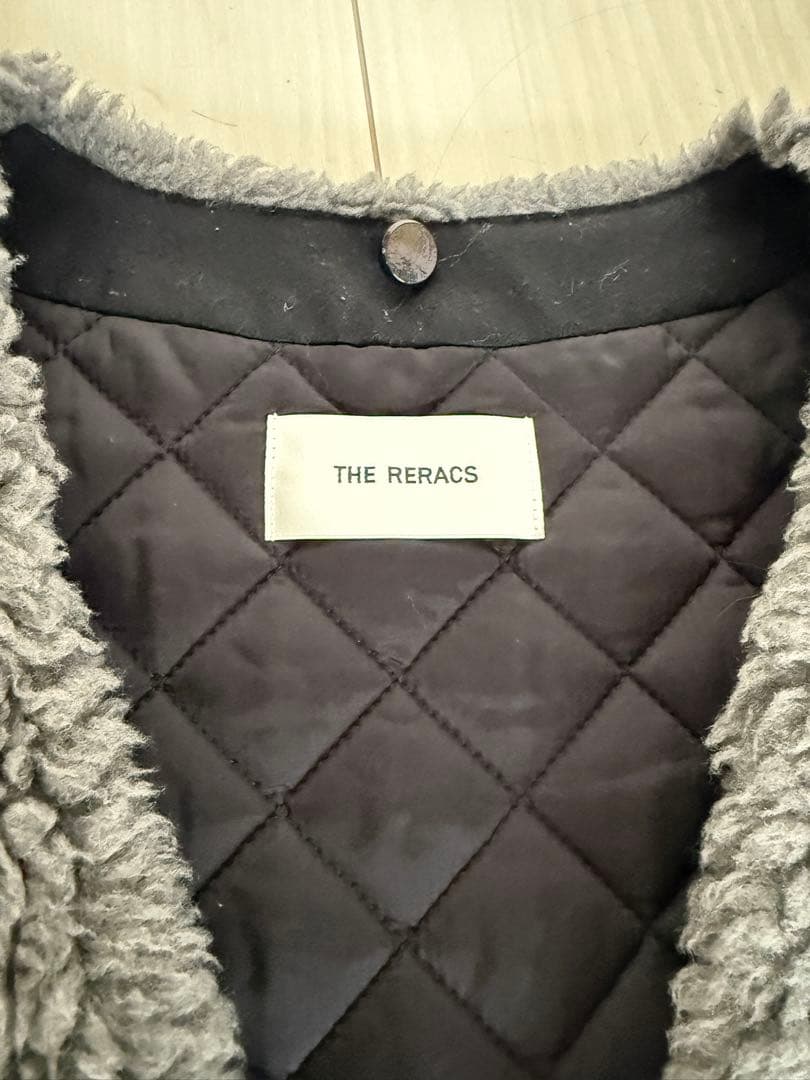 THE RERACS ボアベスト　グレー