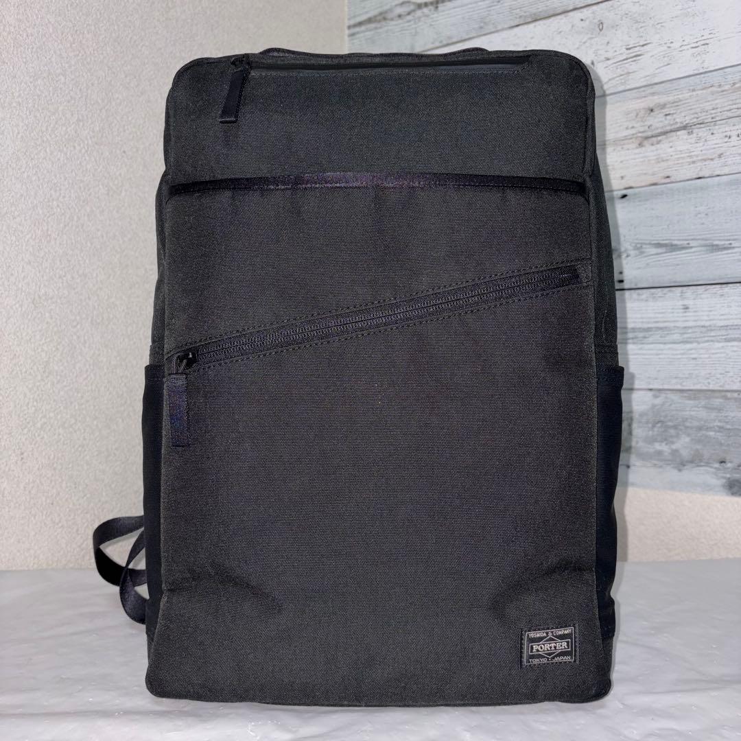 新品同様✨現行タグ ポーターハイブリッド リュック A4可 ブラック 吉田カバン