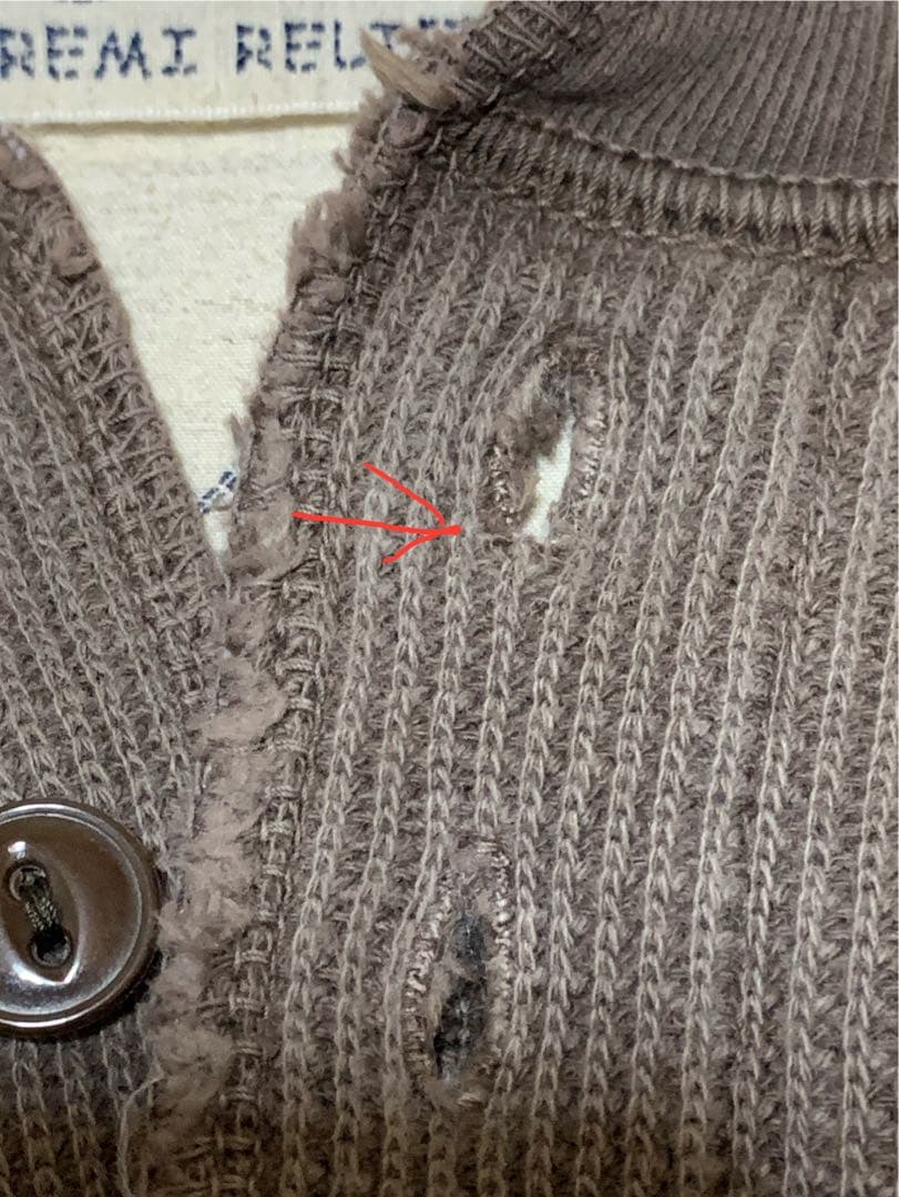 [ちぷお] REMI RELIEF HENLY ロングスリーブ Tシャツ