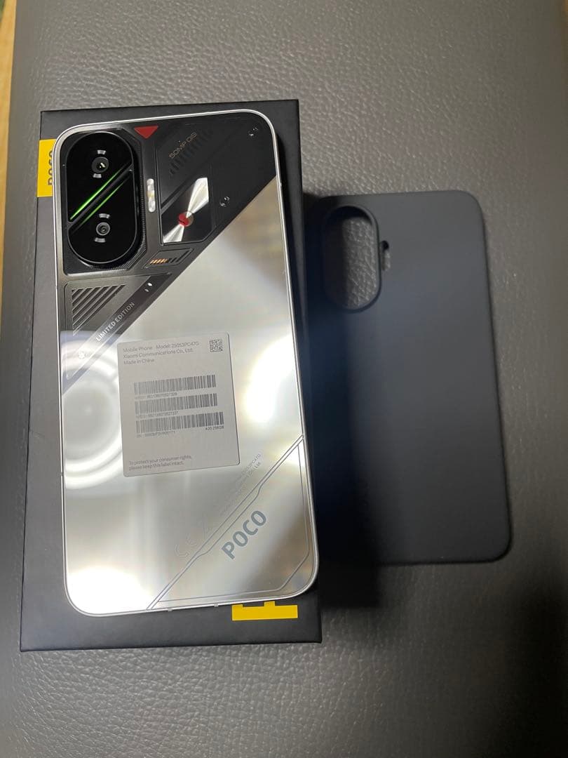 【新品同様】POCO F7 12GB 256GB シルバー 日本語 simフリー