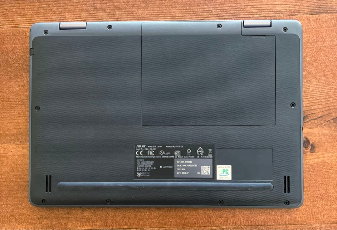 充放電回数5 ASUS Chromebook C214M 使用頻度極小美品中古