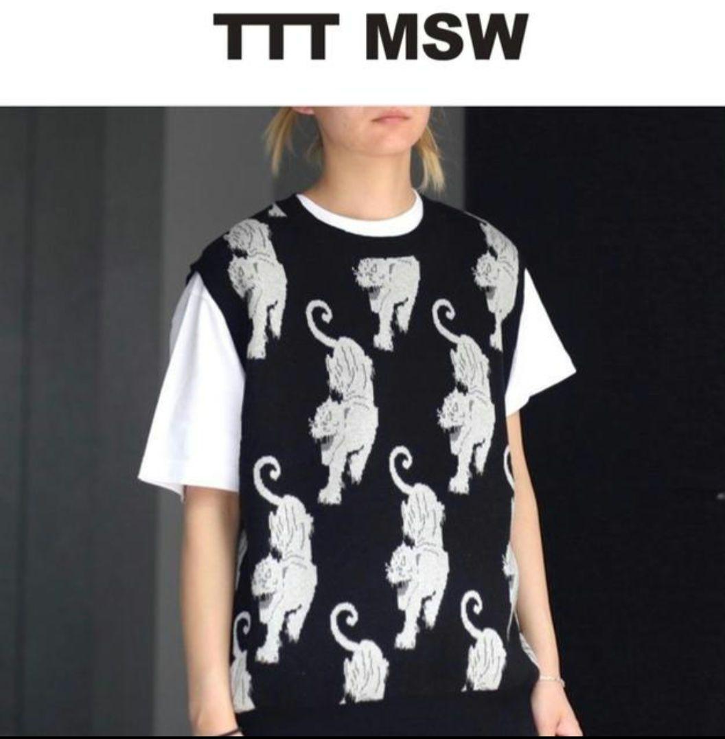 トップス TTT_MSW Panther Knit Vest