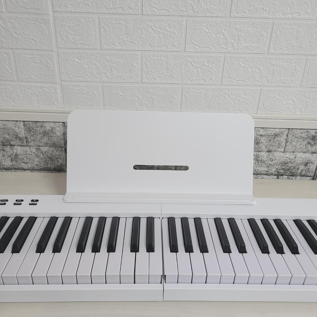 CARINA ZE0088 折りたたみ式 電子ピアノ 88鍵 ホワイト