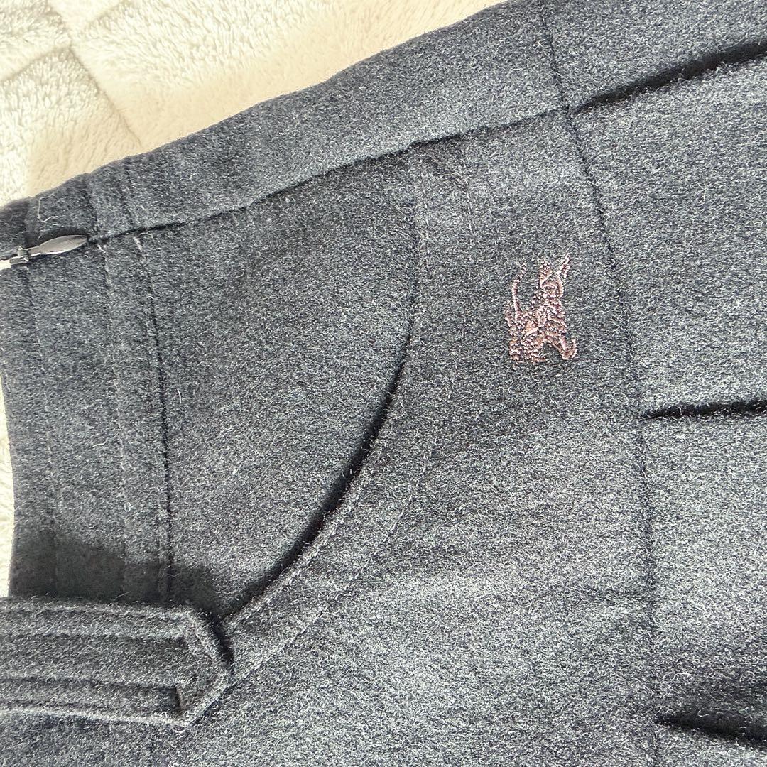 BURBERRY BLUE LABEL ブラックプリーツスカート 36