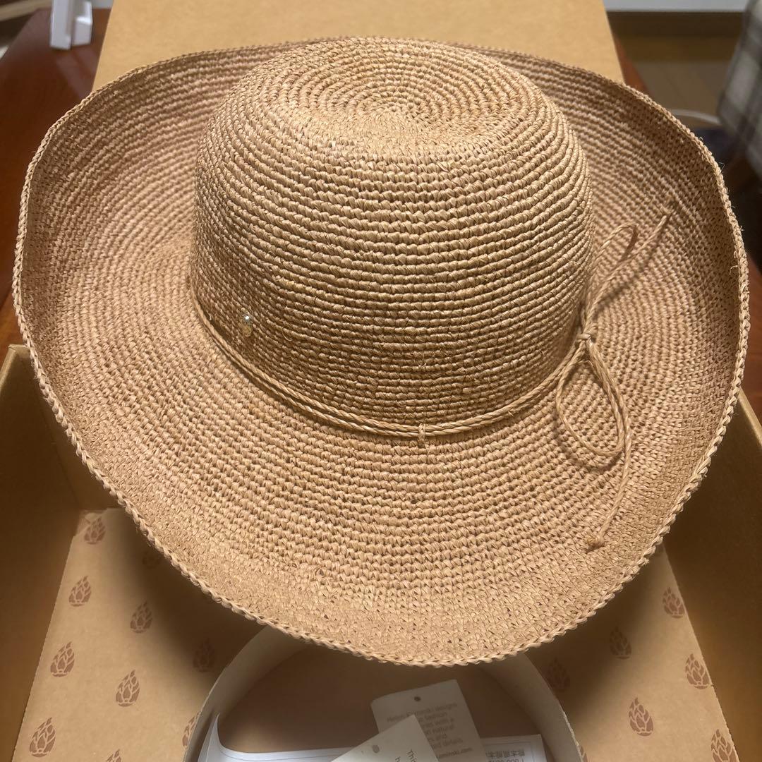 HELEN KAMINSKI 麦わら帽子 57 cm ベージュ