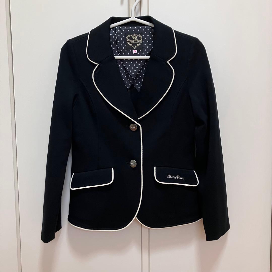 【専用】メゾピアノ 160 卒業式 音符 ジャケット ブラウス スカート