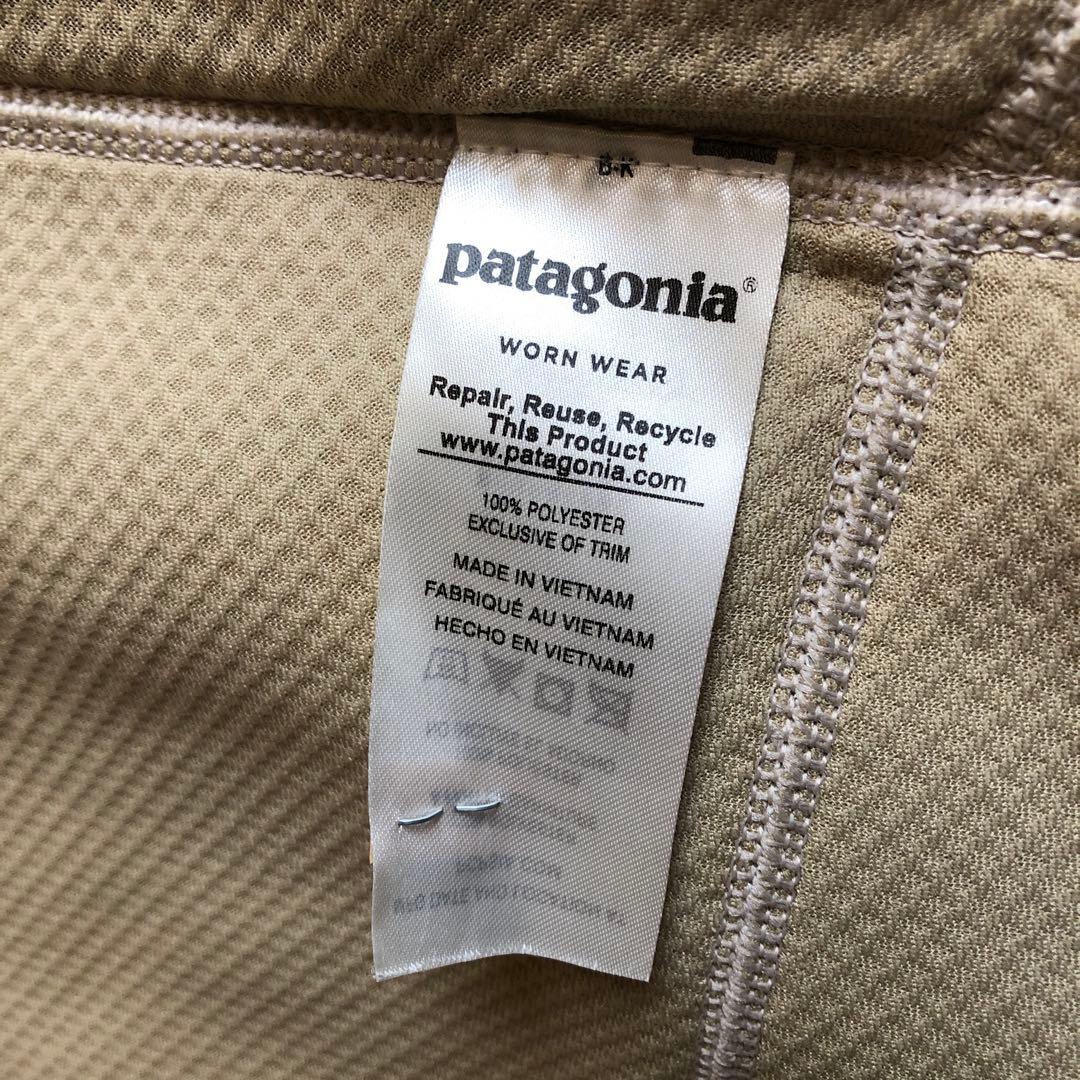 patagonia フリース ベスト M ホワイト/ネイビー【即日発送】