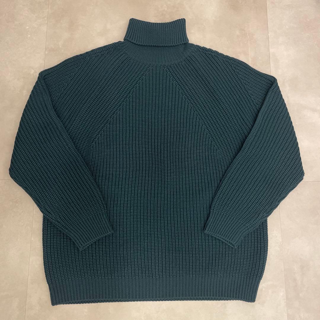 最終値下【美品】SIGNATURE TURTLE NECK/サイズ:3/オリーブ