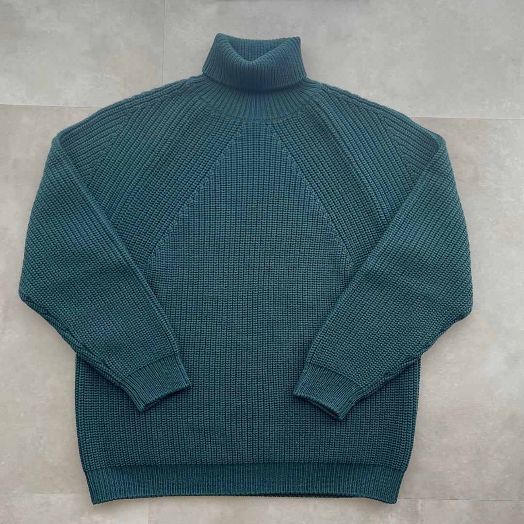 最終値下【美品】SIGNATURE TURTLE NECK/サイズ:3/オリーブ