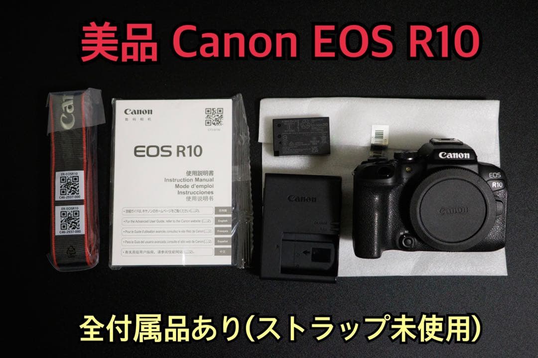 【美品】Canon EOS R10 ミラーレス一眼 本体