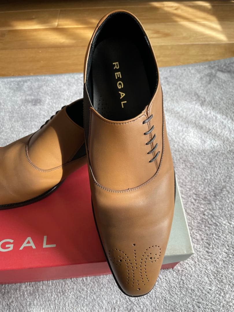 EGAL リーガル サイドエラスティック 26cm ライトブラウン 茶