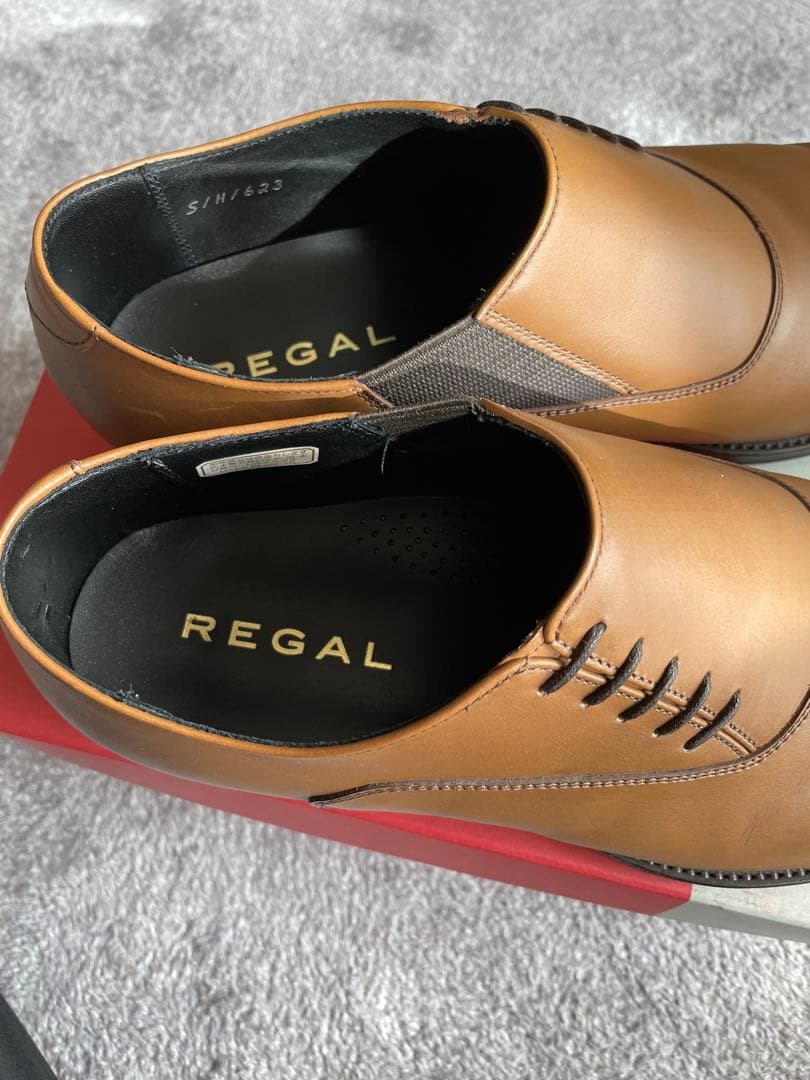 EGAL リーガル サイドエラスティック 26cm ライトブラウン 茶