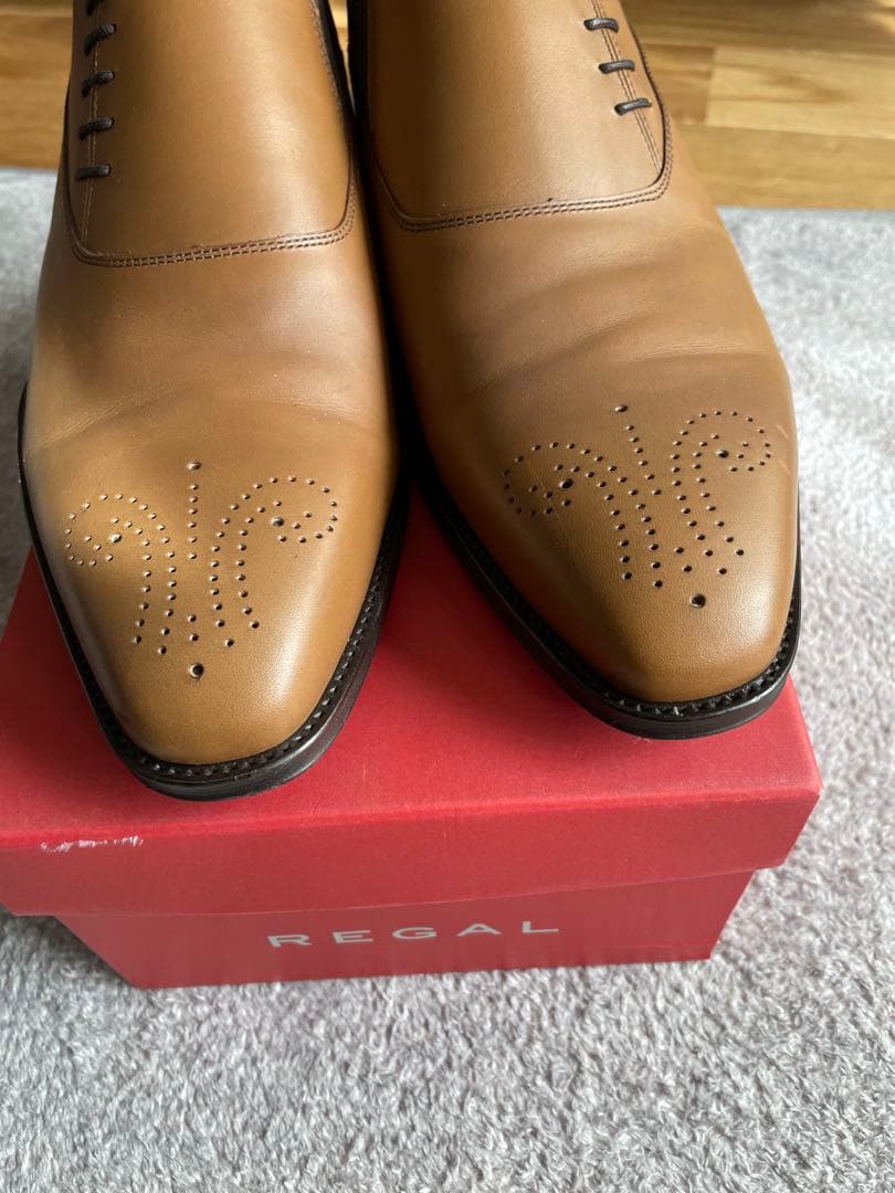 EGAL リーガル サイドエラスティック 26cm ライトブラウン 茶