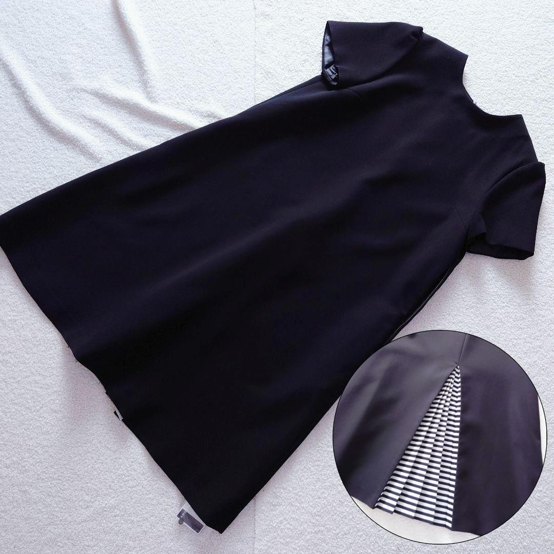 タグ付 ボーダーズアットバルコニー バックタックドレス