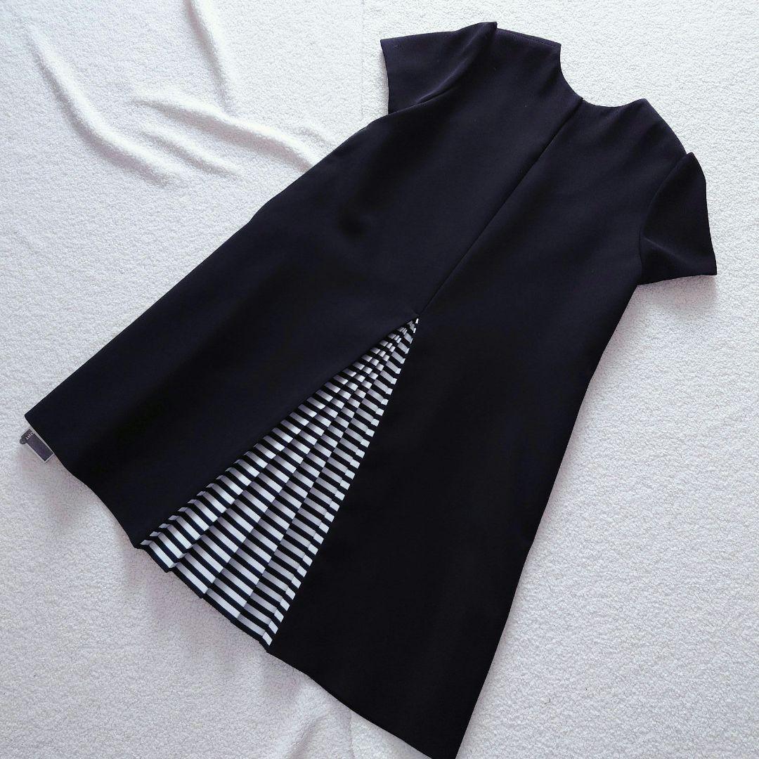 タグ付 ボーダーズアットバルコニー バックタックドレス