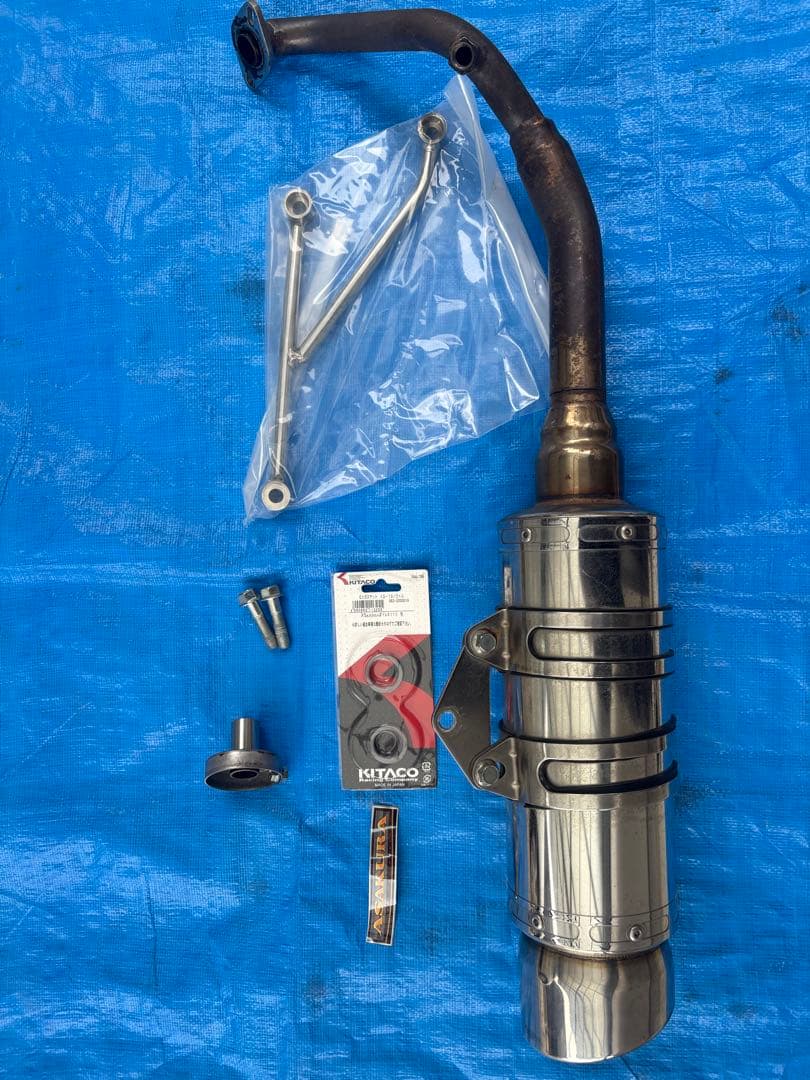 アドレス110 CE47 社外マフラー　アサクラ