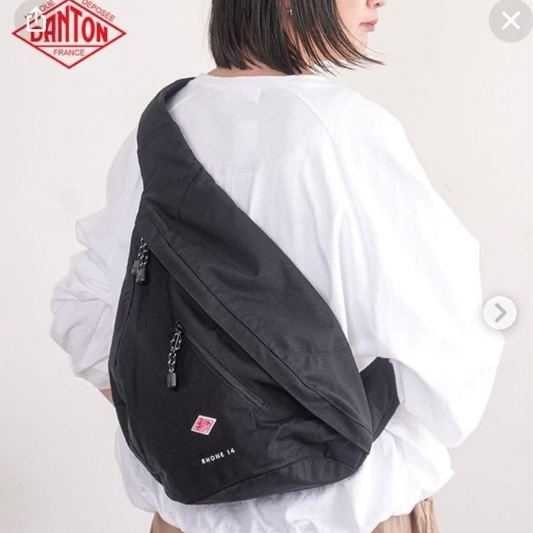 【美品】ダントン　ローヌ14 ボディバッグ リュック ブラック 黒