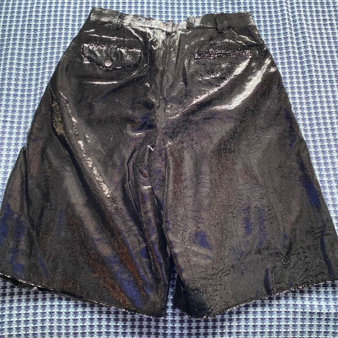 価*。様 オムプリュス 25SS ナイロン スパンコール ボックスプリーツ ショ