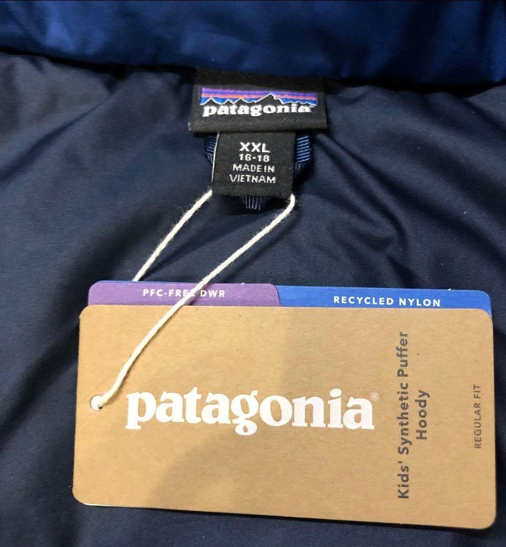 未使用　パタゴニア　パフジャケット　キッズXXL　レディースS〜M