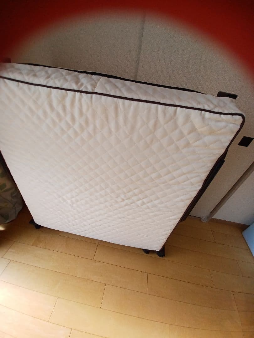 コンパクト折りたたみベッド　ショートシングル（完成品）