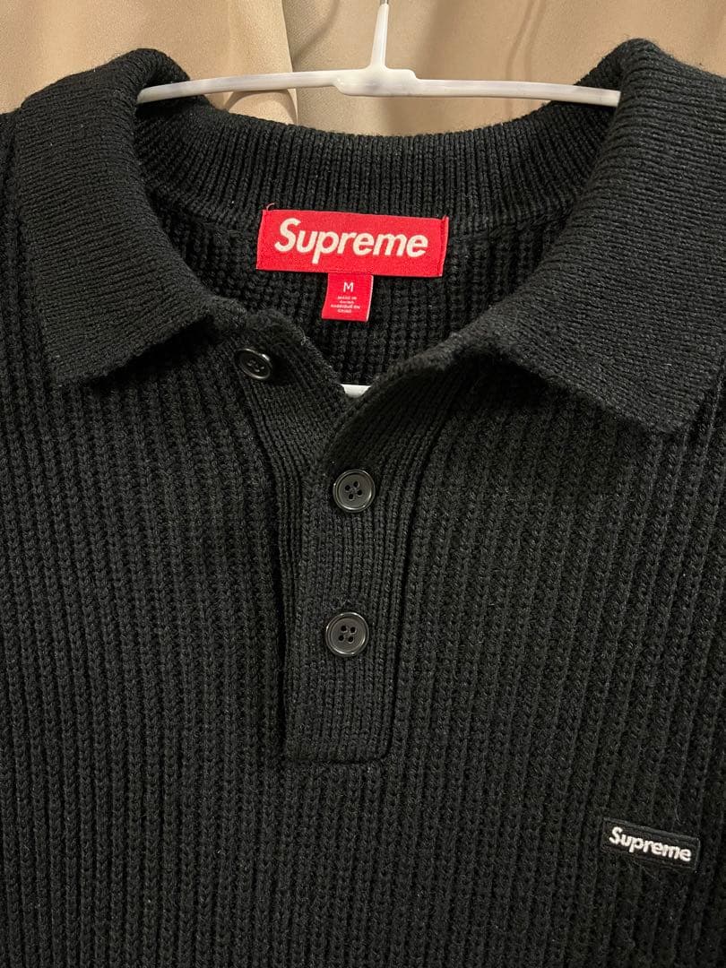 トップス supreme small box logo knit polo