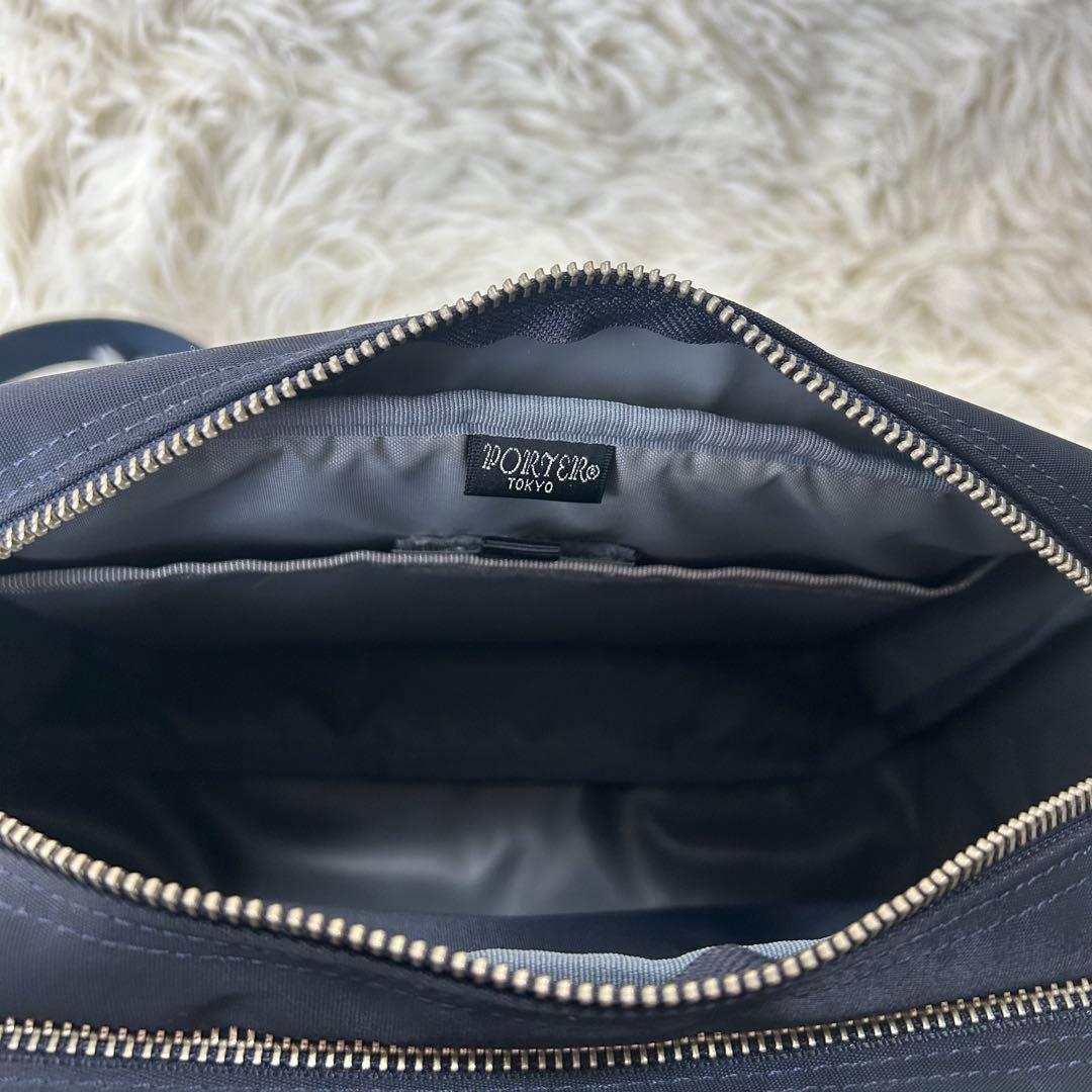 PORTER ポーター リフト ショルダーバッグ 二層 ネイビー