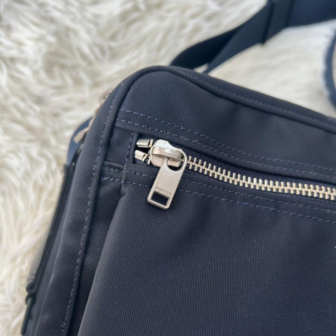 PORTER ポーター リフト ショルダーバッグ 二層 ネイビー