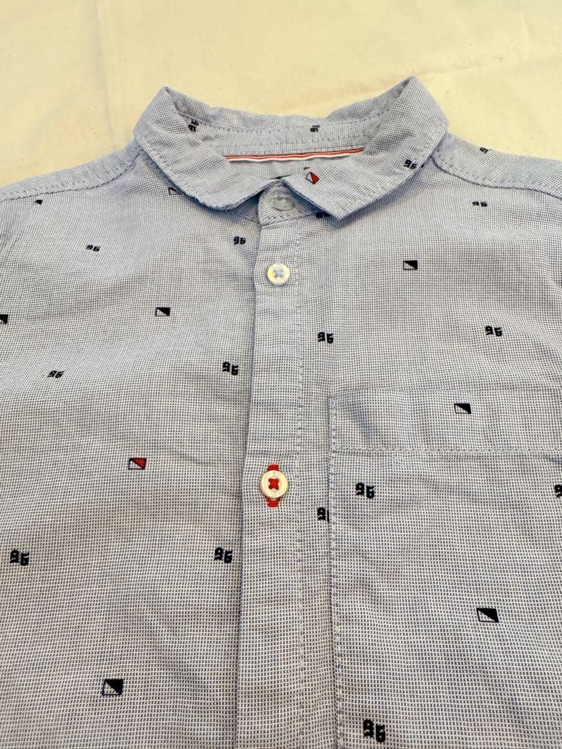 【グリーンレーベルリラクシング】男の子 フォーマル スーツ 3点セット 130