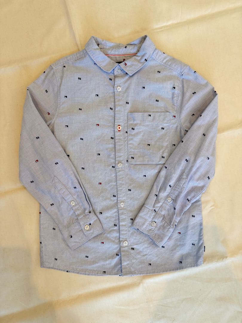 【グリーンレーベルリラクシング】男の子 フォーマル スーツ 3点セット 130