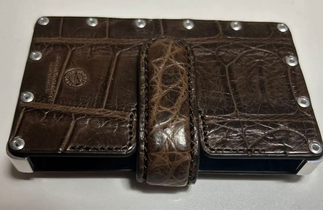新品 AERO CONCEPT  クロコダイル  名刺入れ  カードケース