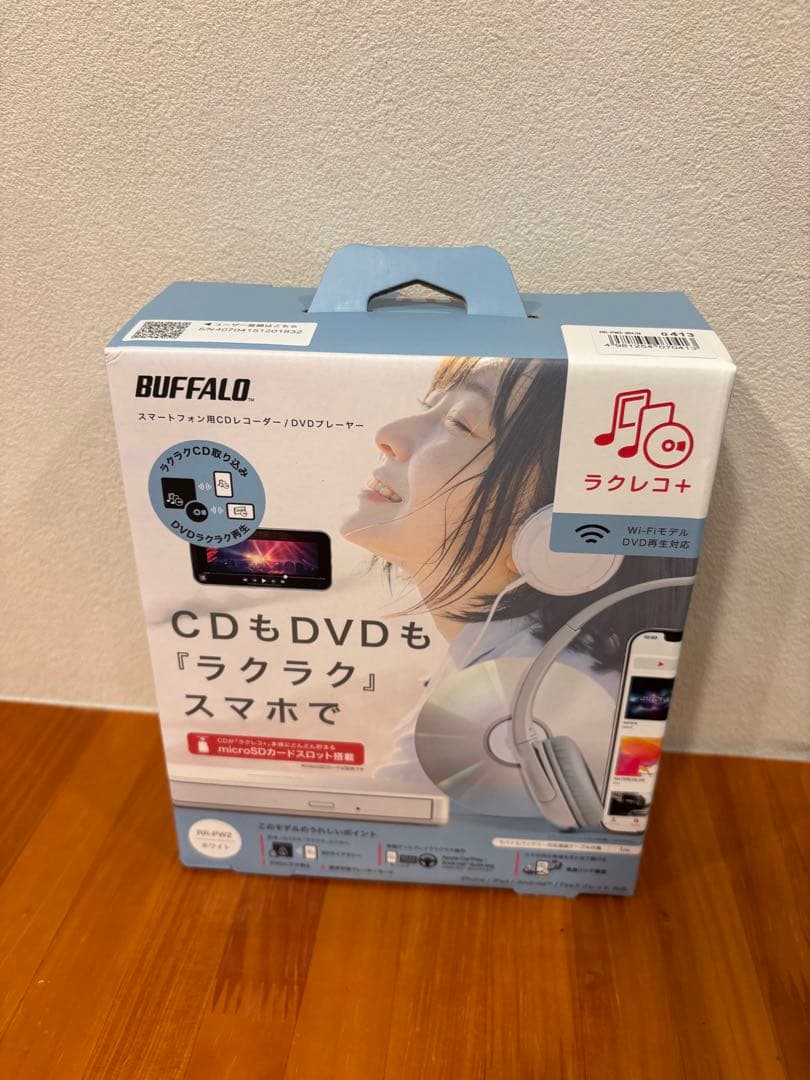 BUFFALO バッファロー ラクレコ＋ DVD 再生＋microSD対応