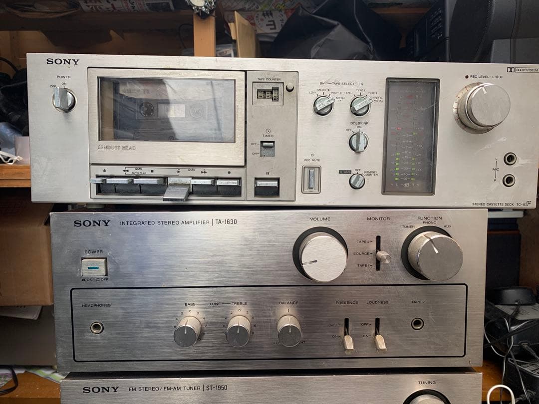 SONY ステレオ コンポーネント 3点セット